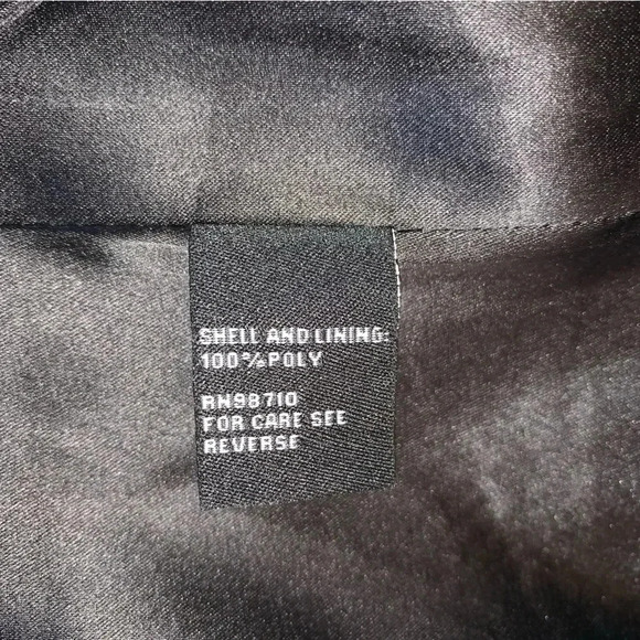 Michael Simon Chevron Sequin Evening Jacket Blazer Plus Sz 1X Gold Silver  Zip - Picture 8 of 8